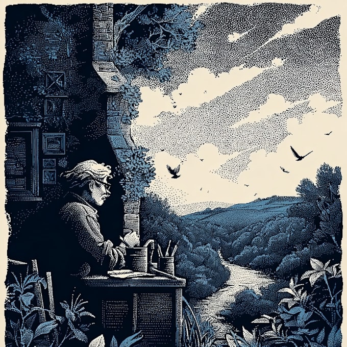 create awesome linocut illustration for your brand