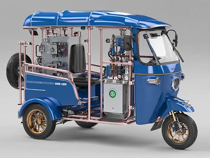 design e rickshaw, e auto, and electric vehicle components