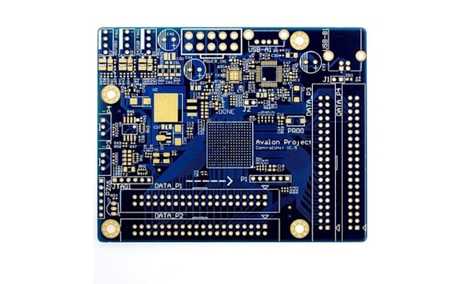 design circuit schematic and pcb in easyeda and proteus