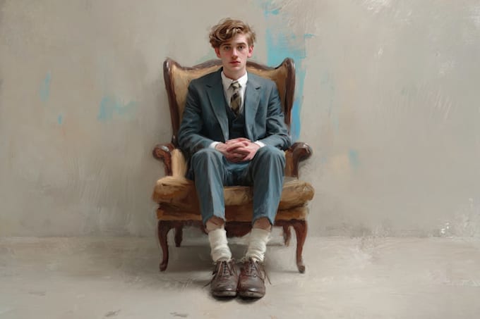 draw awesome digital oil painting portrait