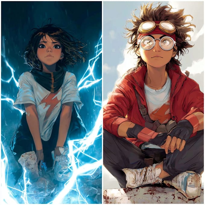 do an anime or comic character