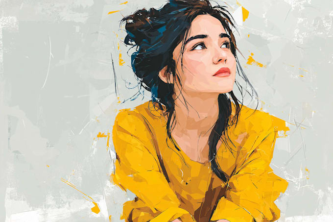 draw stunning vector potraits personalized for you
