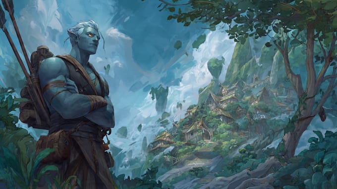 do fantasy concept art
