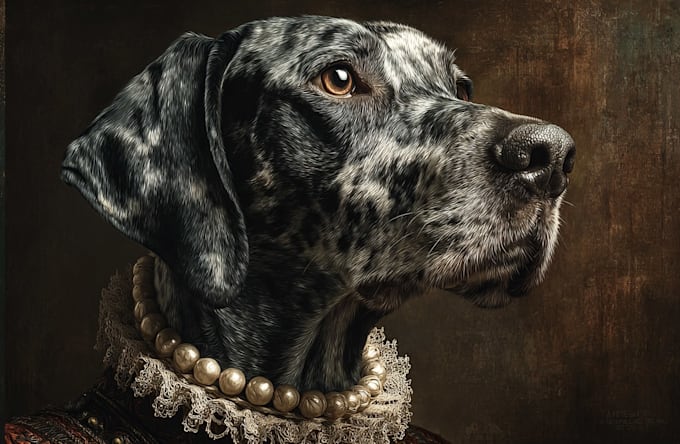 draw amazing vector pet portrait