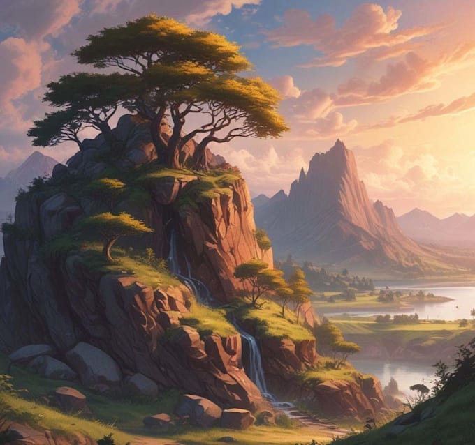 create cartoon background illustration