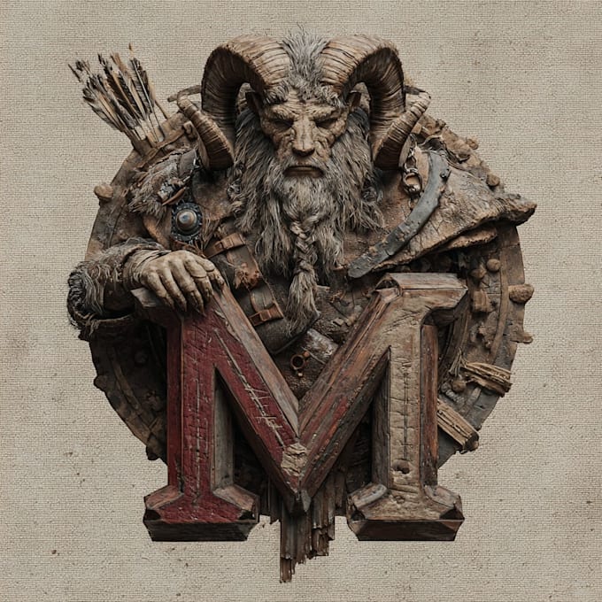 draw medieval, fantasy, rpg gaming logo