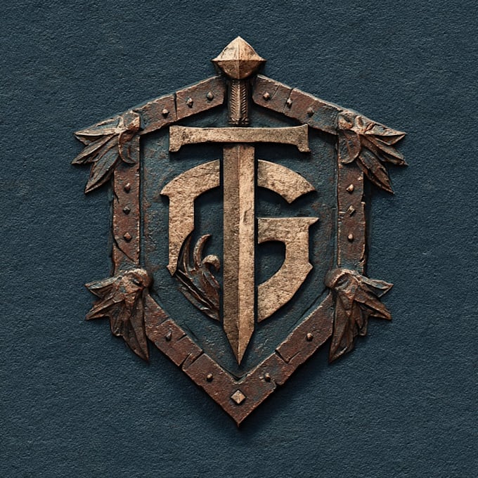 make medieval, fantasy, rpg, rustic, scifi and game logo