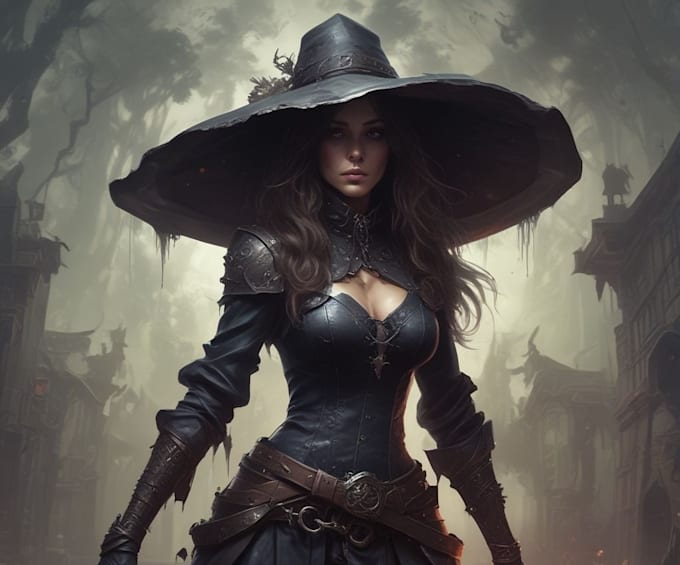 design a fantasy, dark fantasy character concept
