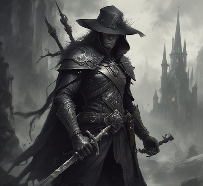 create a dark fantasy character for you