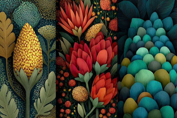 design a seamless surface pattern print