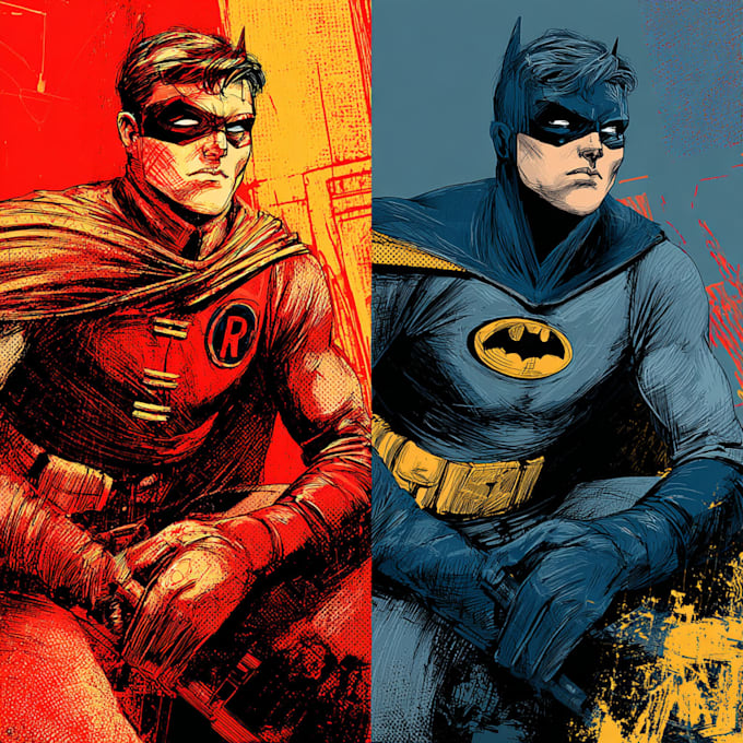 do comic book art and comic book illustration