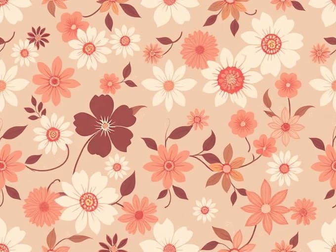 design seamless pattern, textile prints, floral patterns