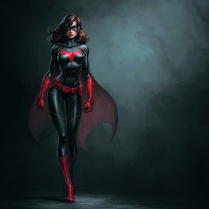 draw you dc or marvel style comic book and superhero