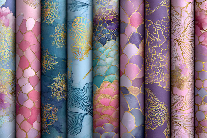 design custom seamless pattern sublimation