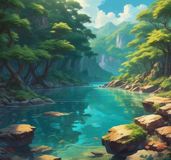 draw background for your cartoons, illustration and comics