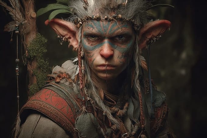 create professional fantasy character artwork
