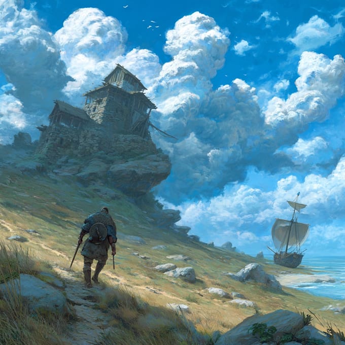 draw a fantasy illustration