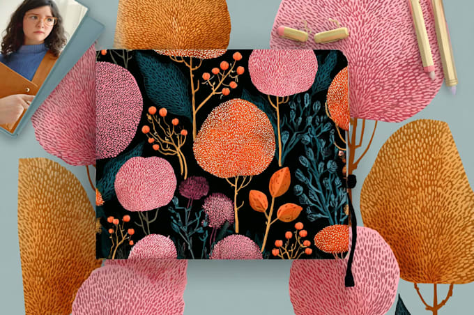 design a seamless surface pattern print