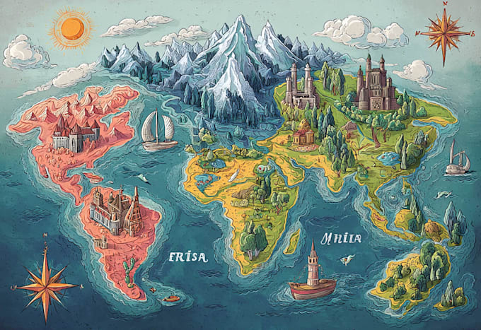 design map illustration drawing