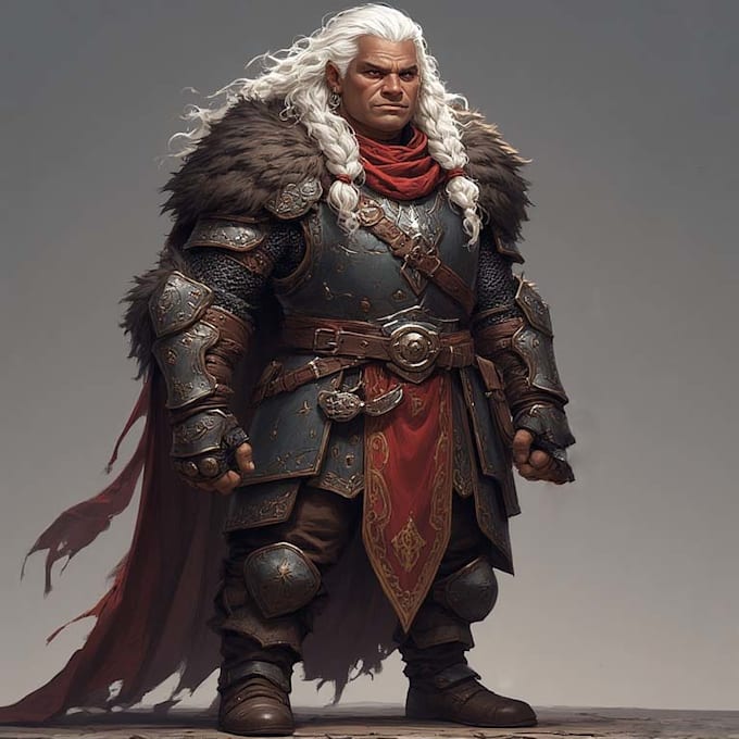 draw your custom dnd character illustration