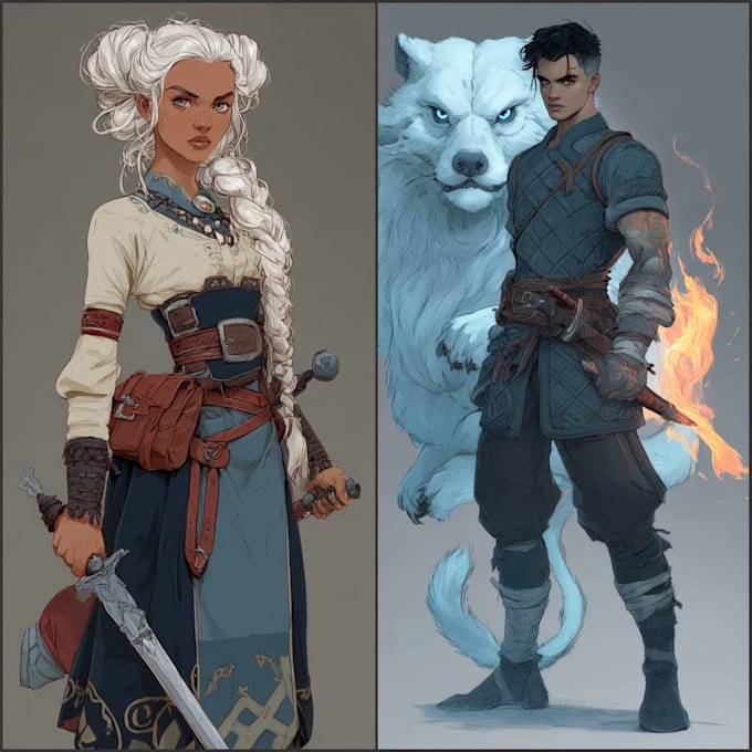 dnd character art and dnd character art