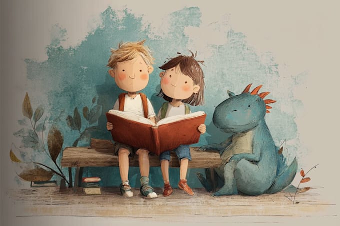 do children book illustration character design children