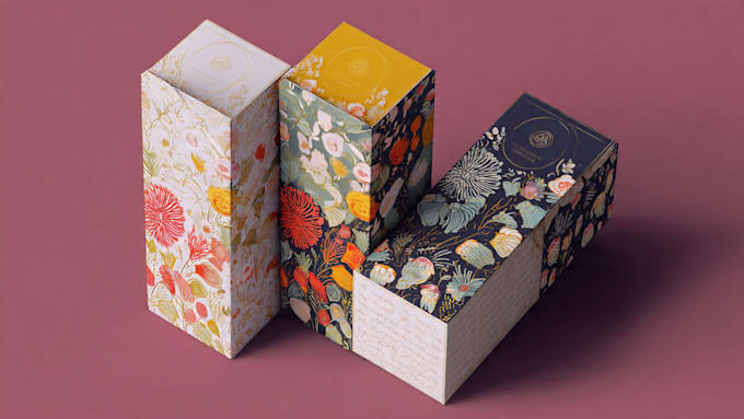 do product packaging design, box design, label design