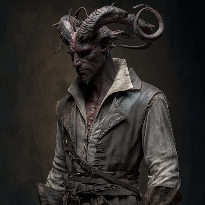 draw horror and dark fantasy illustrations