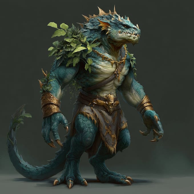 make creature and monster design with great details