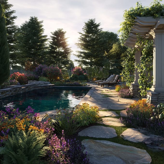 design and render your landscape design
