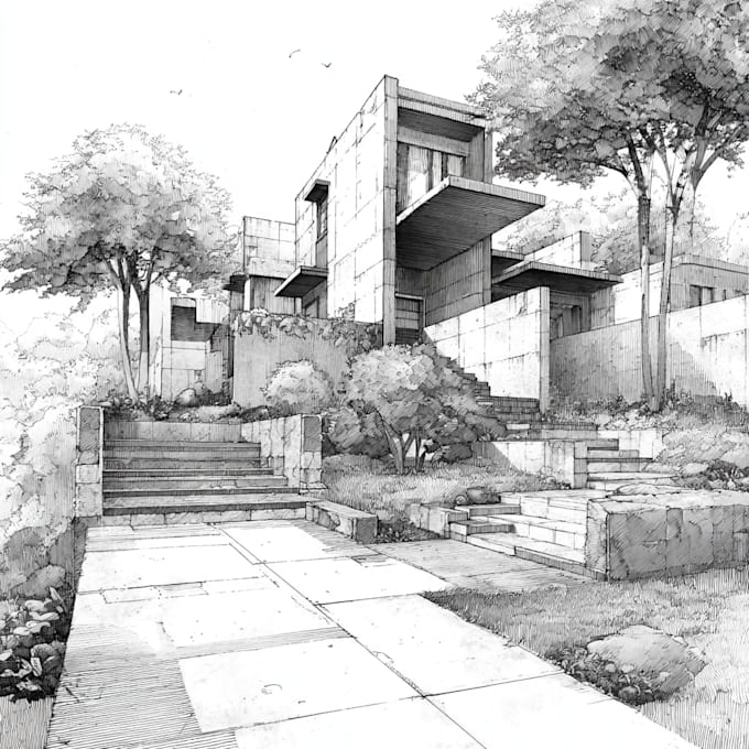 2d site plan, landscape plan, architect landscape plan, plot plan, garden design