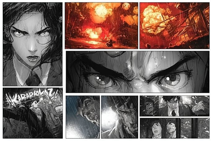 draw comic and manga pages