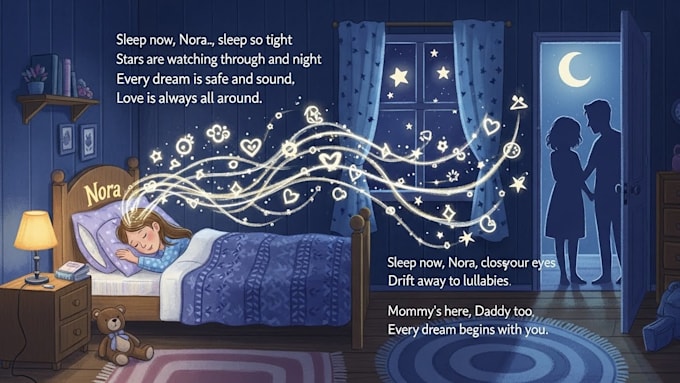 write bedtime story songs for babies and toddlers