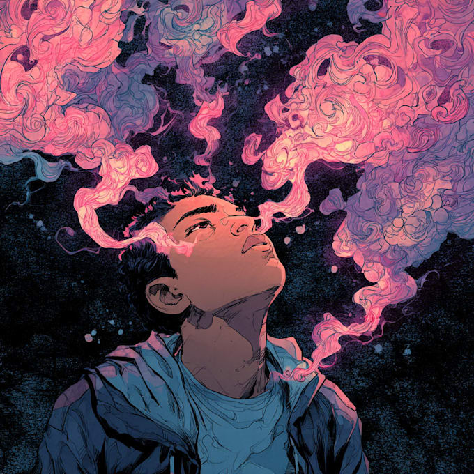 graphic novel as comic illustrator, comic book