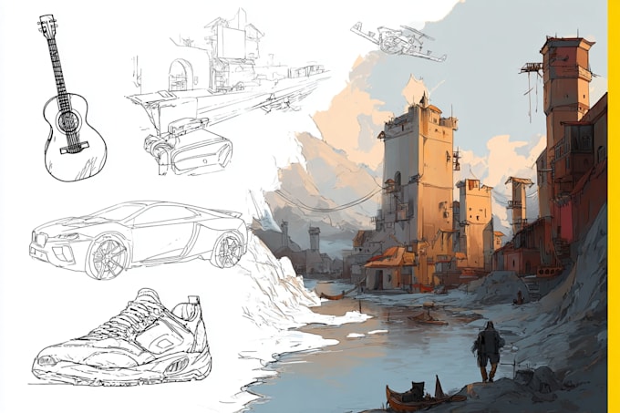 sketch product ideas for your concept