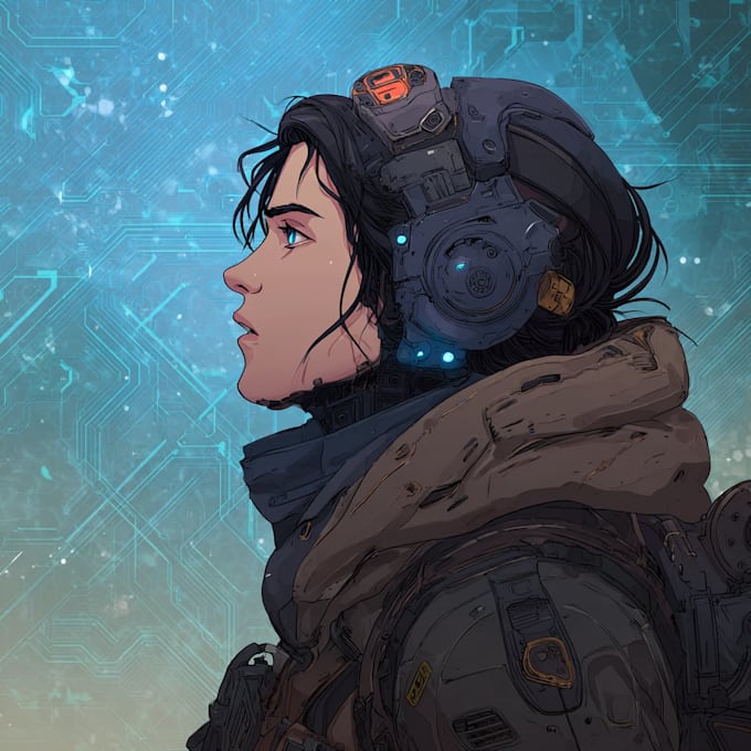 Design your sci fi and cyberpunk character by Astadiacds | Fiverr