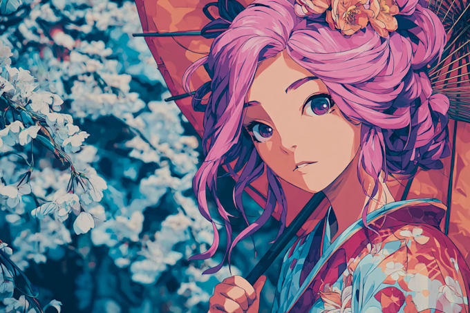 draw character in anime or manga style