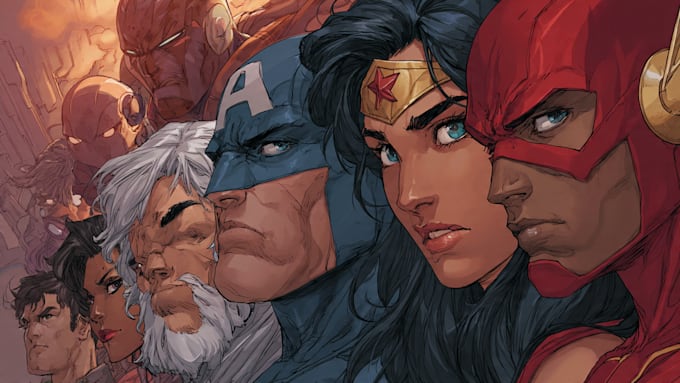 draw graphic novel comic book superhero comic comic