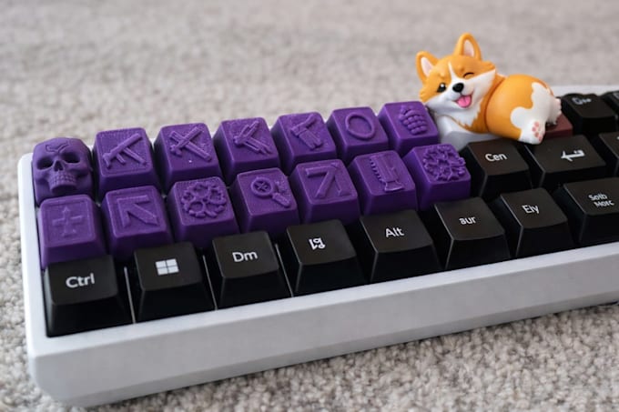 Design custom mechanical keyboard keycaps for 3d printing by Mayor ...