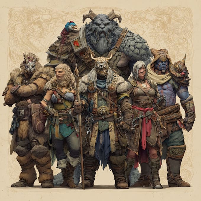 draw your dnd party