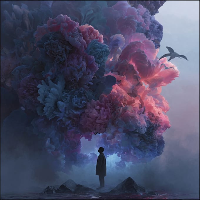 create a metal album cover artwork for you