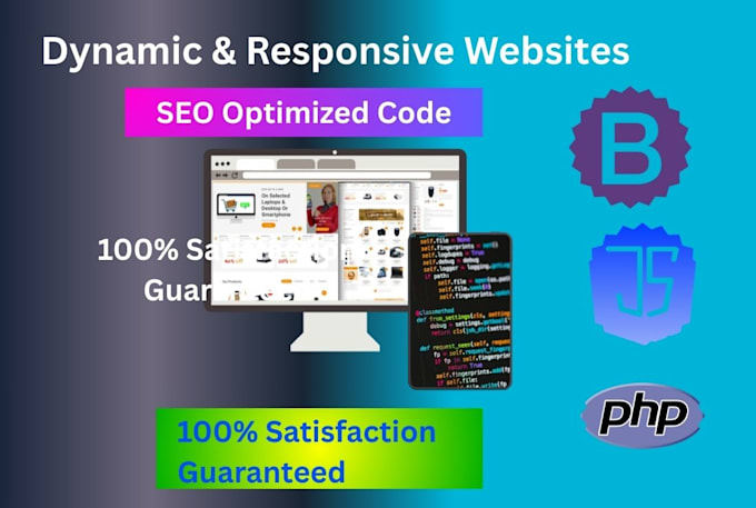 build a responsive website using HTML CSS PHP