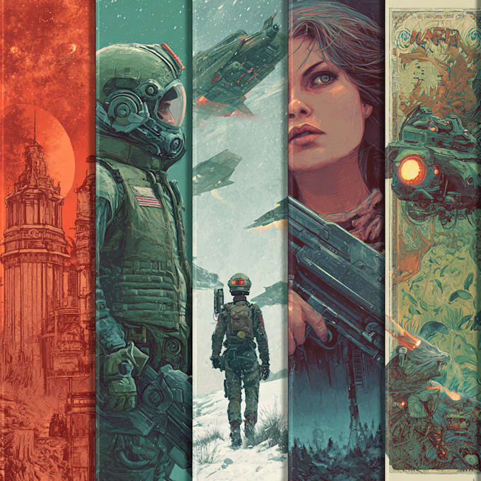 design your sci fi and star wars character