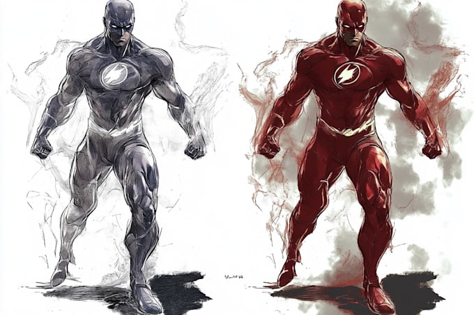 superhero character for comics
