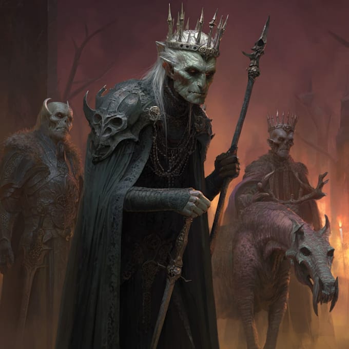 do a fantasy horror and fantasy horror art
