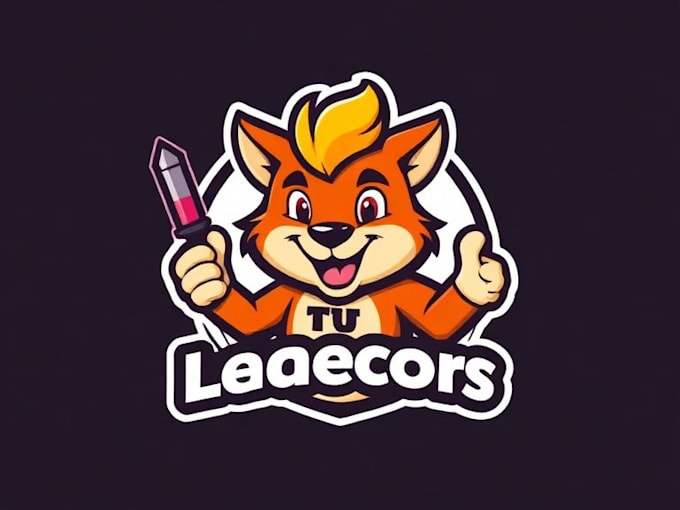 create a mascot premium education learning logo design