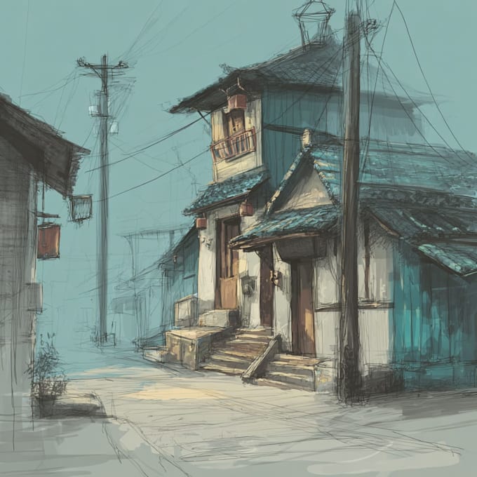 draw 2d environment and game background for you