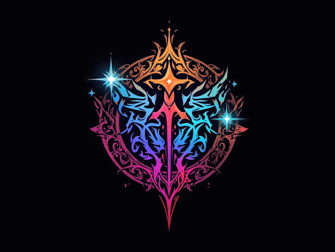 create logo designer anime, fantasy