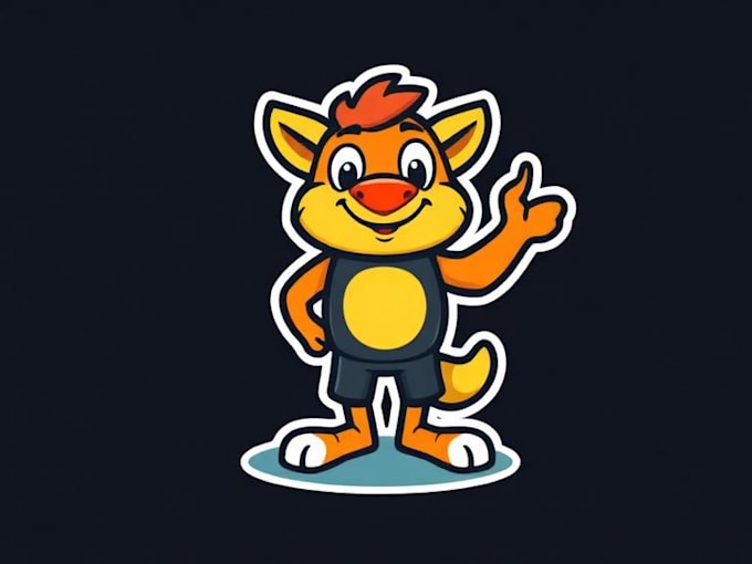create a mascot premium education learning logo design