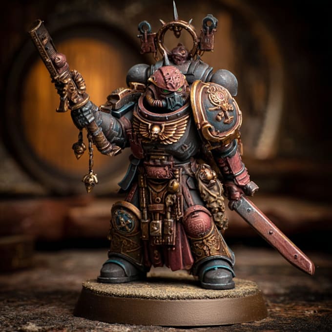 draw your warhammer 40k and fantasy miniatures
